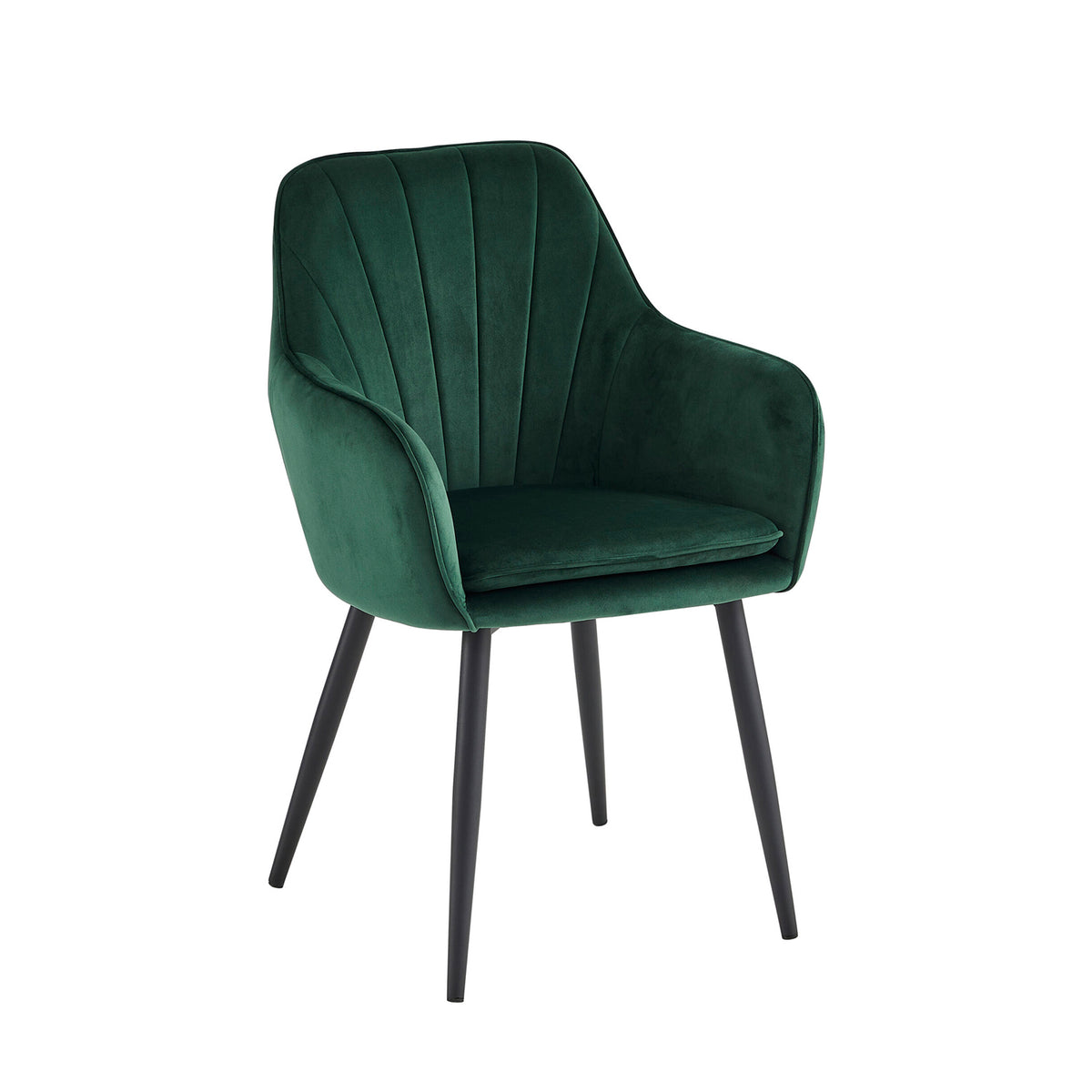 Melissa Eetkamerstoel - Groen Velvet