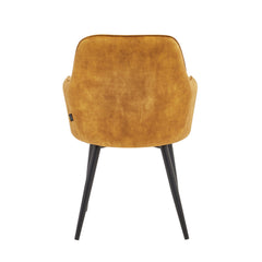Melissa Eetkamerstoel - Okergeel Adore Velvet