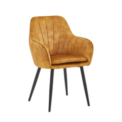 Melissa Eetkamerstoel - Okergeel Adore Velvet