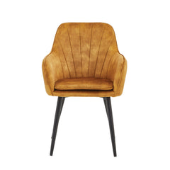 Melissa Eetkamerstoel - Okergeel Adore Velvet