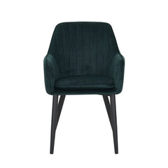 Melly Dining Chair - Green Velvet