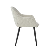 Chaise de salle à manger Metropol - Lin beige