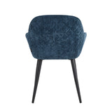 Metropol Dining Chair - Blue Linen