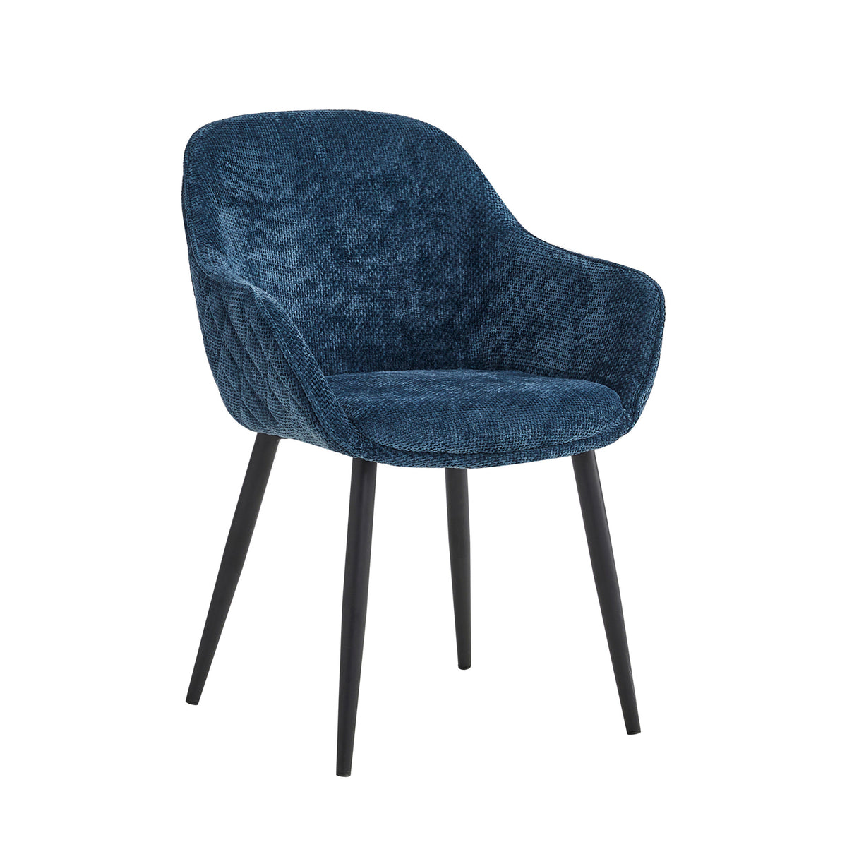 Metropol Dining Chair - Blue Linen