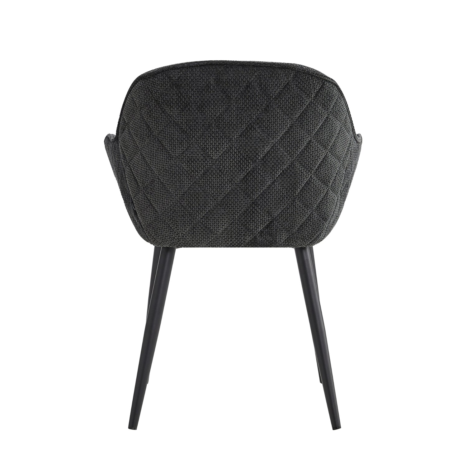 Chaise de salle à manger Metropol - Lin noir