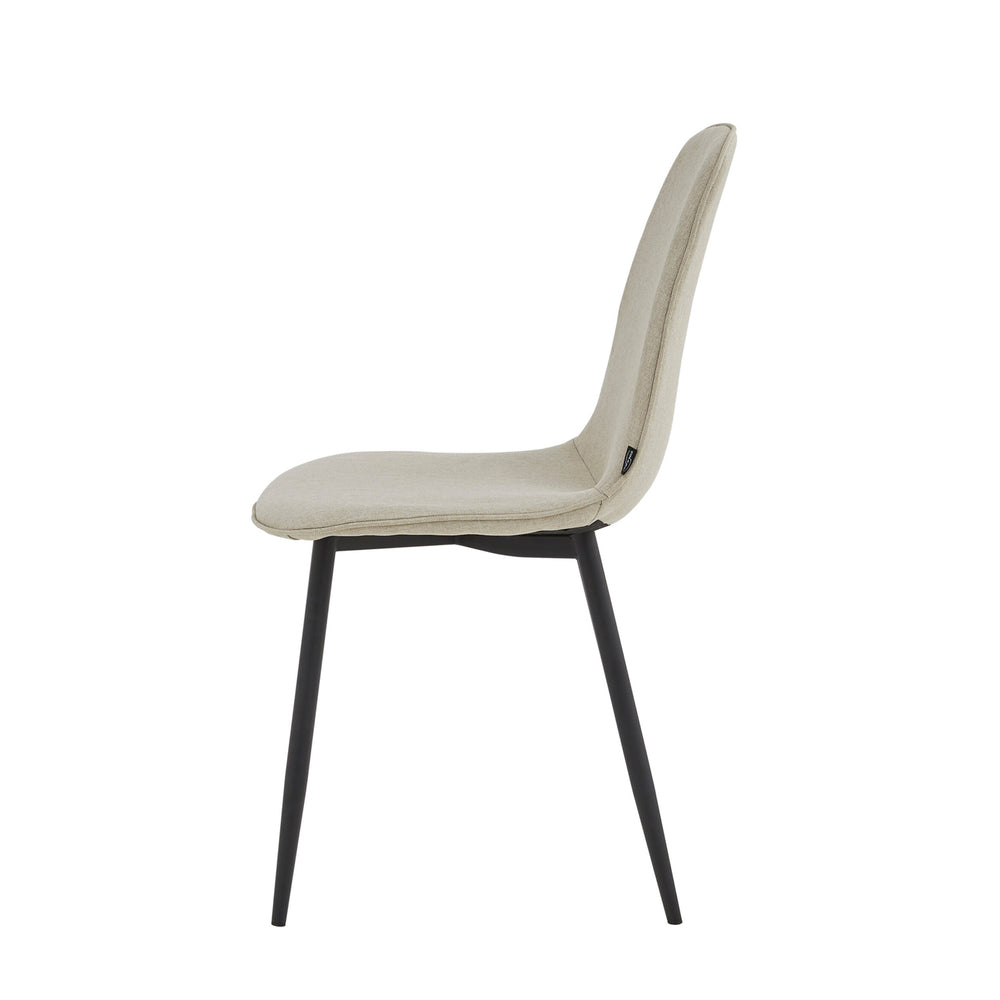 Sedia da pranzo Mira - Lino beige