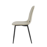 Milou Eetkamerstoel - Beige Linnen