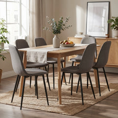 Milou Dining Chair - Grey Linen