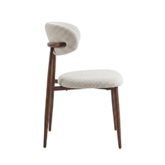 Nara Eetkamerstoel - Beige - Bruin Metalen Poten