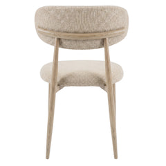 Nara Eetkamerstoel - Taupe - Beige Metalen Poten