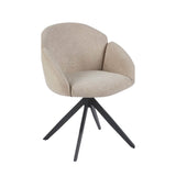 Nes Esszimmerstuhl – Beige – Bouclé Stoff