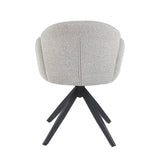 Nes Eetkamerstoel - Ecru Boucle - Draaibaar - 180° - Met Return Memory Functie