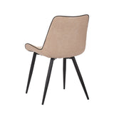 Sedia da pranzo New Manila - Microfibra beige