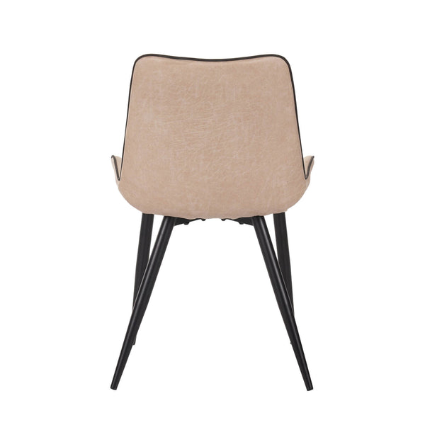 New Manila Dining Chair - Beige Microfibre