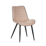 Sedia da pranzo New Manila - Microfibra beige