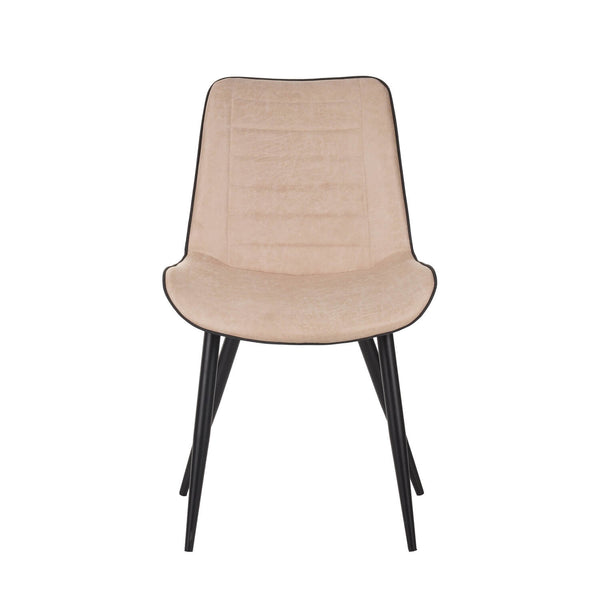 New Manila Dining Chair - Beige Microfiber