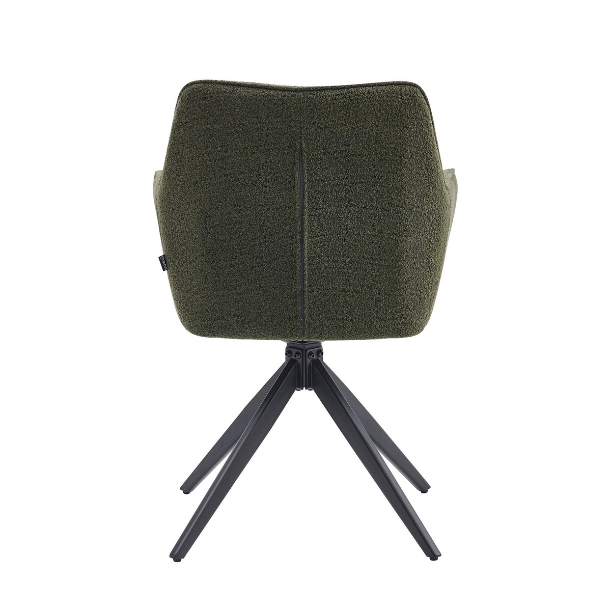 New Yade Esszimmerstuhl - Grün Bouclé - Drehbar 180°