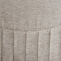 New Yade Esszimmerstuhl - Taupe-Chenille - Goldene Beine - 180° drehbar