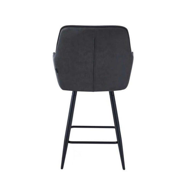 New York Bar Stools - Anthracite Microfiber