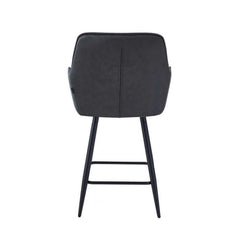 New York Sgabelli Da Bar - Microfibra Antracite