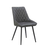 Nordi Esszimmerstuhl – Anthrazit – Mikrofaser