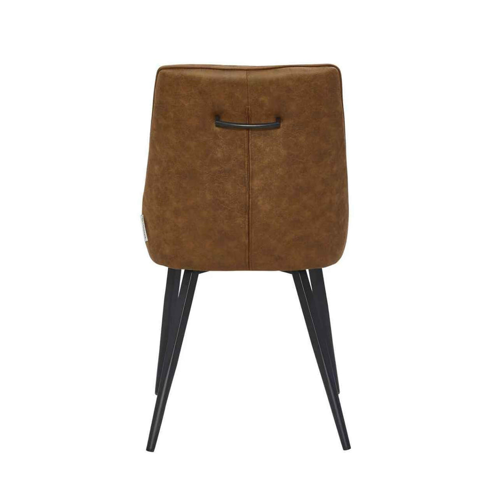 Nordi Eetkamerstoel - Cognac Microvezel