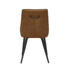 Nordi Dining Chair – Cognac – Microfiber