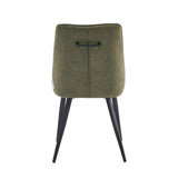 Nordi Esszimmerstuhl – Grün – Mikrofaser