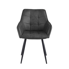 Oriana Eetkamerstoel - Antraciet Microfiber