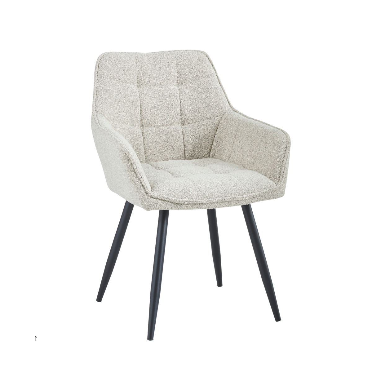 Oriana Eetkamerstoel - Beige Bouclé