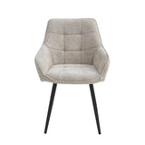 Oriana Eetkamerstoel - Beige Chenille