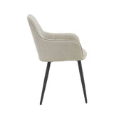 Oriana Eetkamerstoel - Beige Linnen