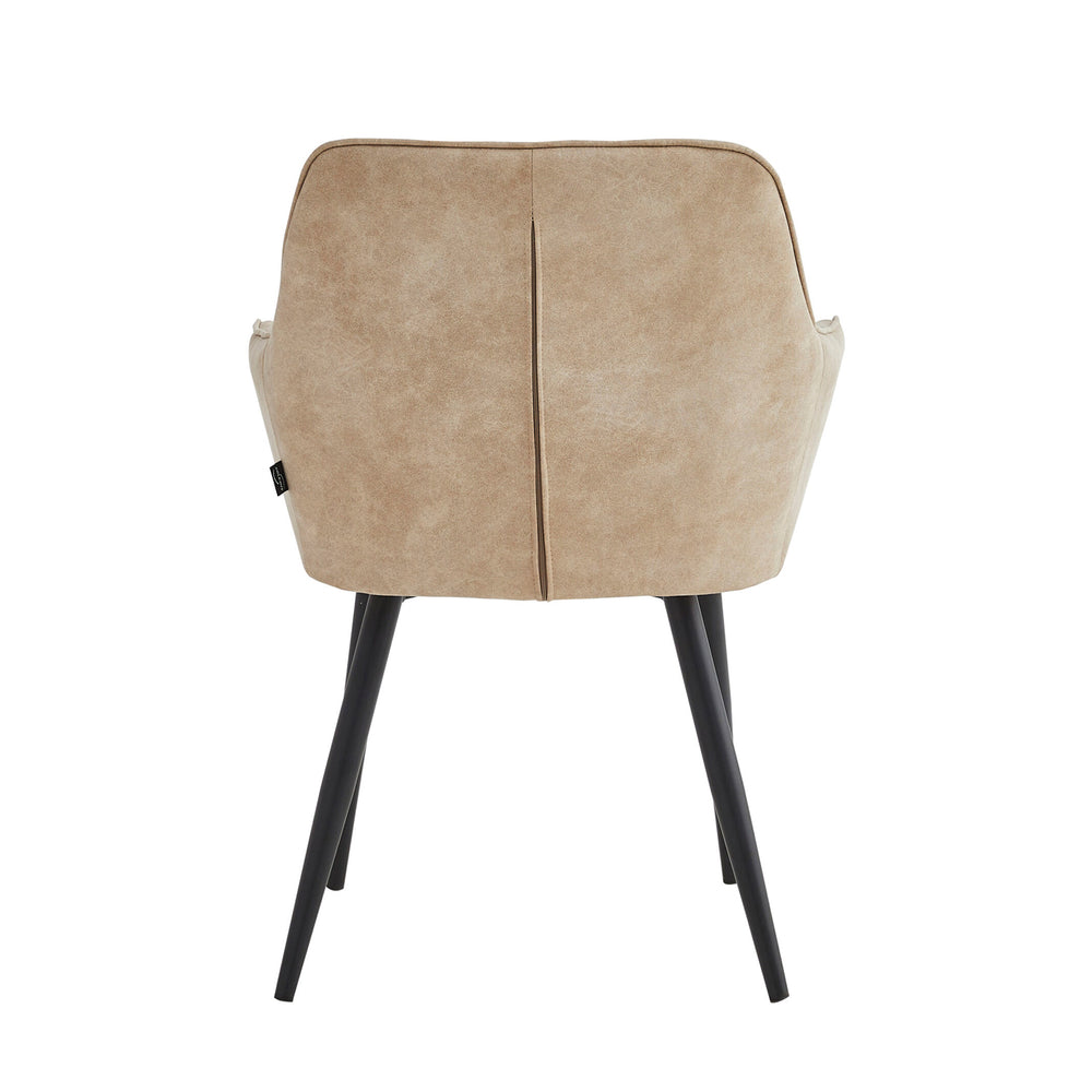Oriana Eetkamerstoel - Beige Microvezel