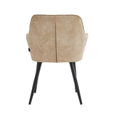 Oriana Eetkamerstoel - Beige Microvezel
