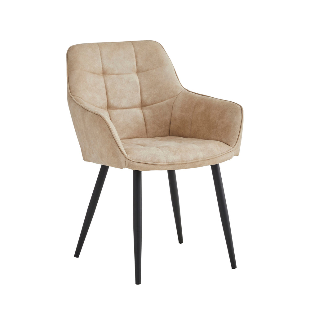 Oriana Eetkamerstoel - Beige Microvezel