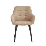 Oriana Eetkamerstoel - Beige Microvezel