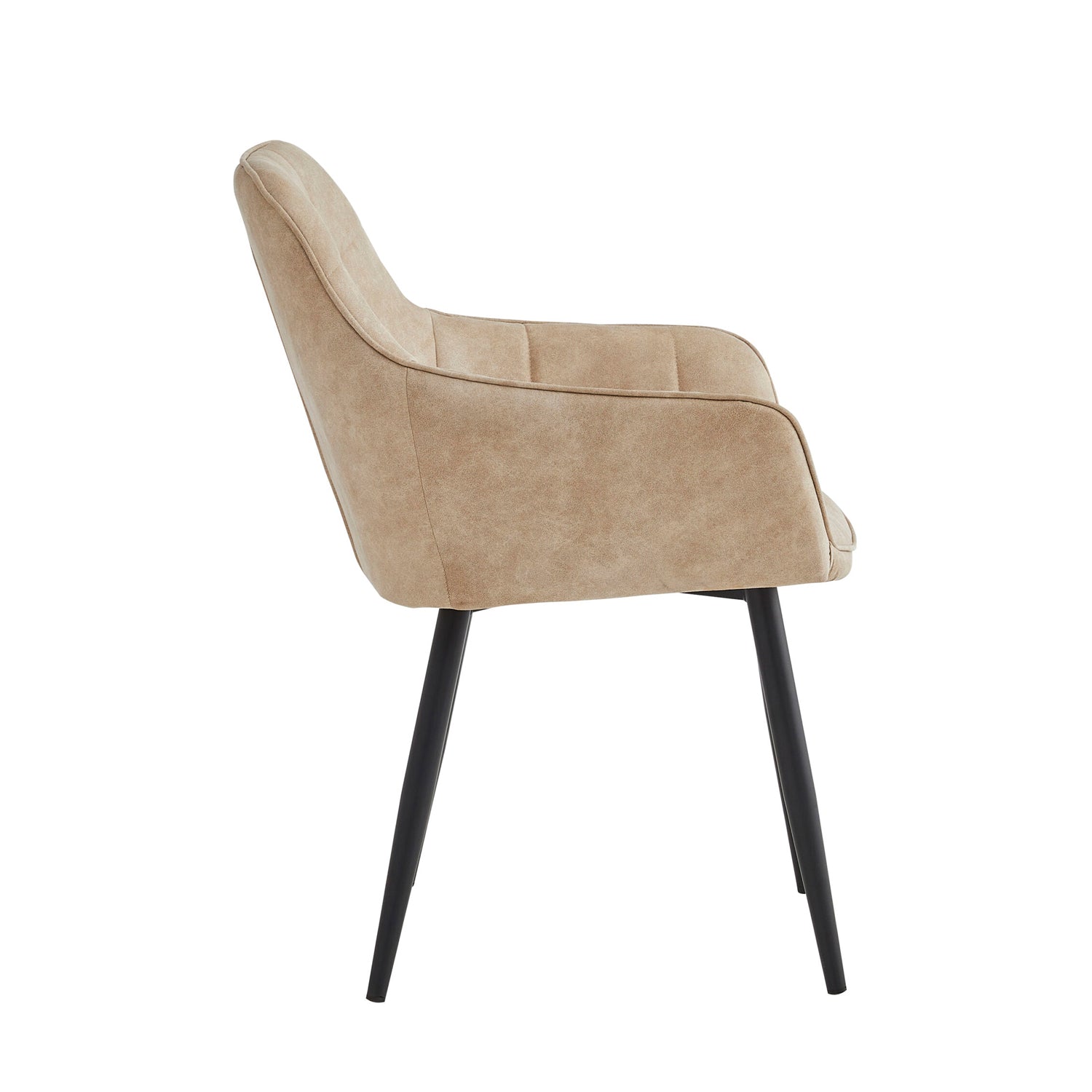 Oriana Eetkamerstoel - Beige Microvezel
