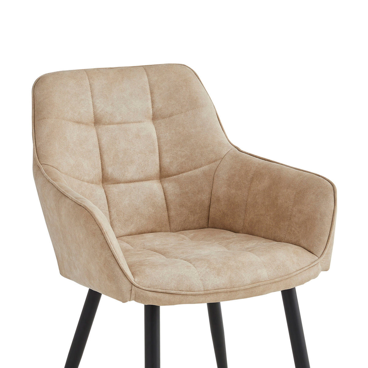 Oriana Eetkamerstoel - Beige Microvezel