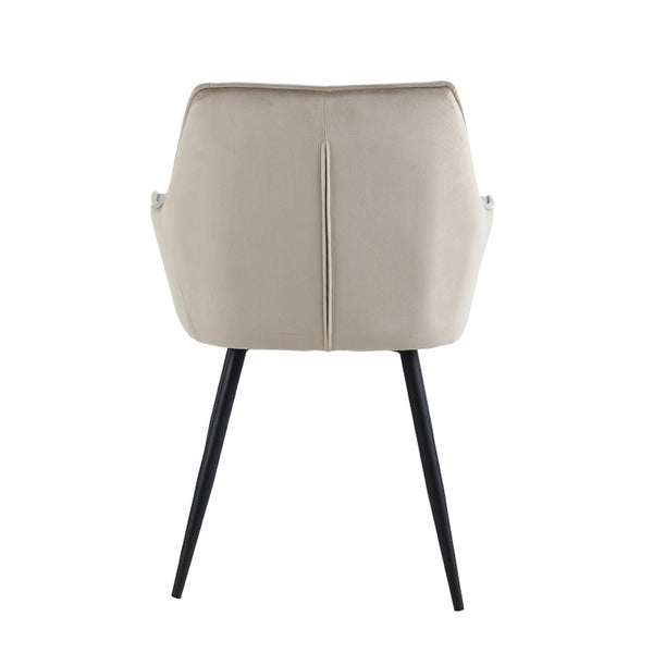 Oriana Eetkamerstoel - Beige Velvet