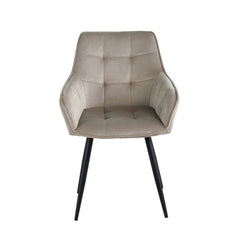 Oriana Eetkamerstoel - Beige Velvet