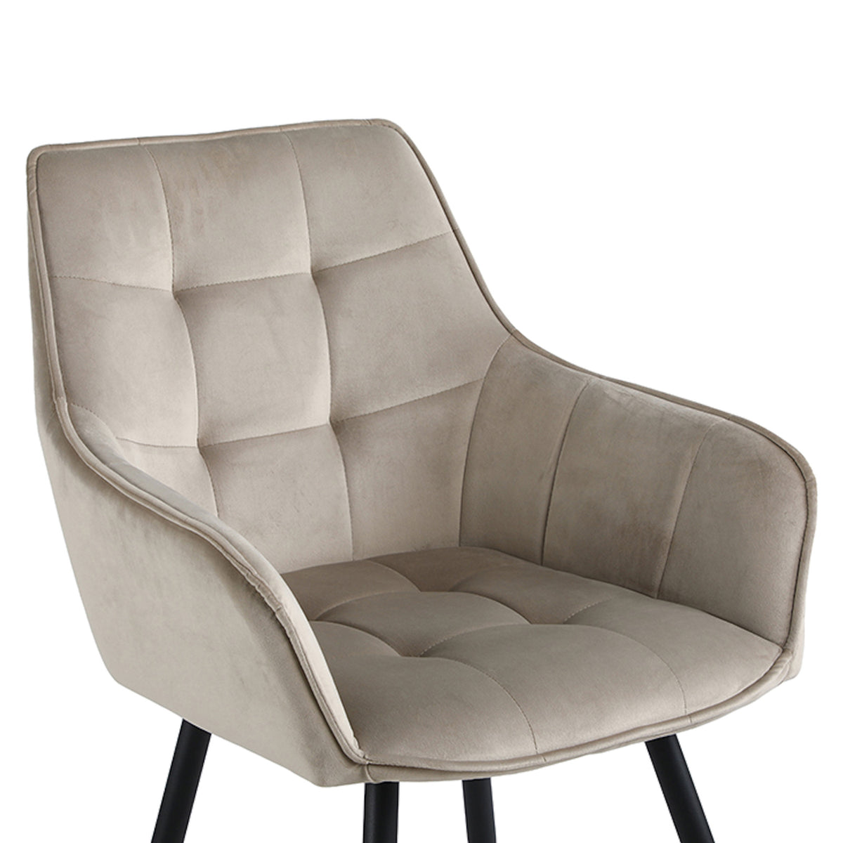 Oriana Eetkamerstoel - Beige Velvet