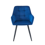 Oriana Eetkamerstoel - Blauw Velvet