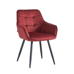 Oriana Eetkamerstoel - Bordeaux Velvet