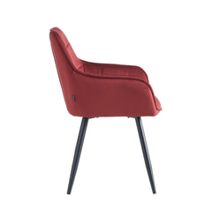 Oriana Eetkamerstoel - Bordeaux Velvet