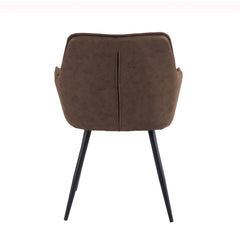 Oriana Eetkamerstoel - Bruin Microfiber