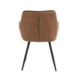 Oriana Eetkamerstoel - Cognac Microvezel