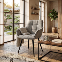 Oriana Sedia Da Pranzo - Beige Intrecciata