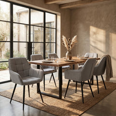 Oriana Sedia Da Pranzo - Beige Intrecciata