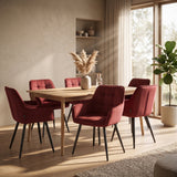Oriana Eetkamerstoel - Bordeaux Velvet