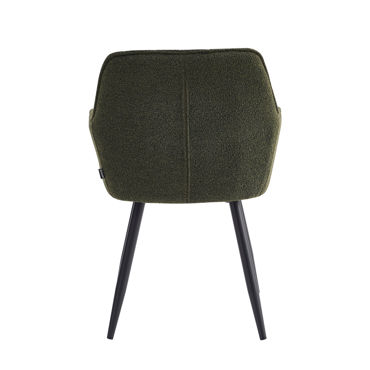 Sedia da pranzo Oriana - Bouclé Verde